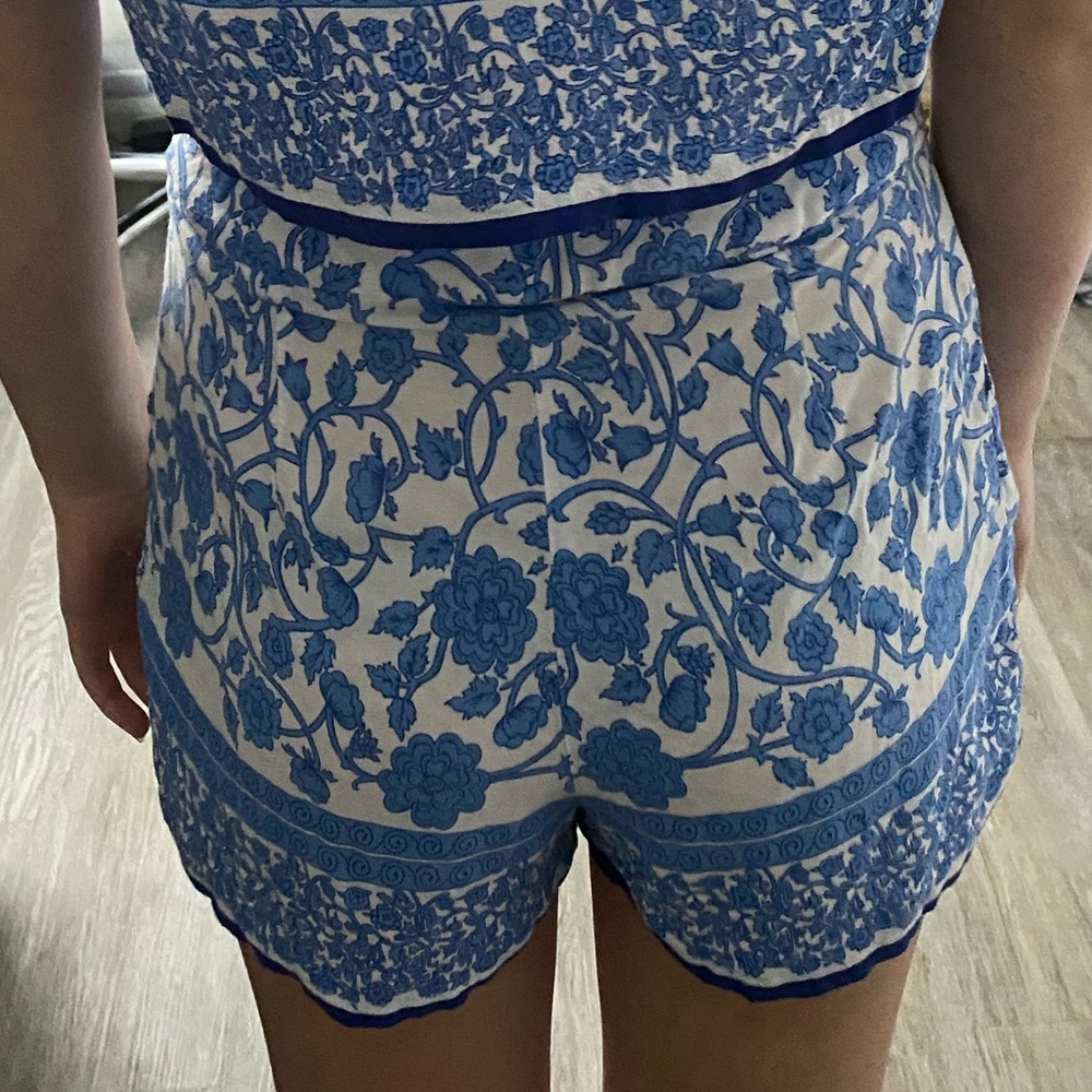 blue & white bottoms
